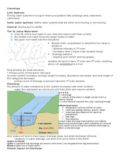 limnology watershed